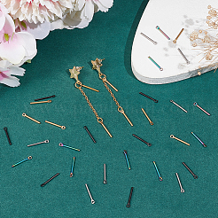 40Pcs 4 Colors Ion Plating(IP) 304 Stainless Steel Pendants&nbsp;STAS-UN0060-48