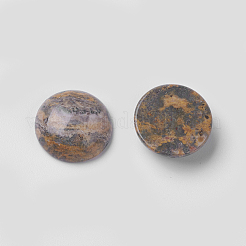 天然石カボション  半円/ドーム  混合石  18x7mm&nbsp;G-H1596-FR-18mm-M