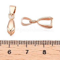 真鍮製ピンチべイル  カドミウムフリー＆ニッケルフリー＆鉛フリー  ライトゴールド  19x7.5x4.5mm  穴：6x4mm  インナー対策：7.5x4.5mm  ピン：1mm&nbsp;KK-T034-01B-KCG