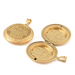 316 Stainless Steel Locket Pendants&nbsp;STAS-K321-18G