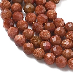 Synthetic Goldstone Beads Strands&nbsp;X-G-C263-A01-3mm