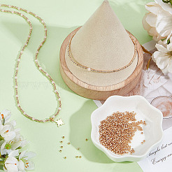 1000Pcs Rack Plating Brass Spacer Beads&nbsp;KK-DR0001-27G-01