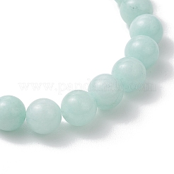 Dyed Natural Malaysia Jade Round Beads Stretch Bracelets for Women Men&nbsp;BJEW-JB13441
