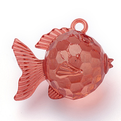 Transparent Acrylic Pendants&nbsp;TACR-T002-13