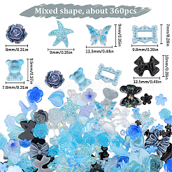4 Bags 2 Style Resin Cabochons&nbsp;MRMJ-SC0001-21