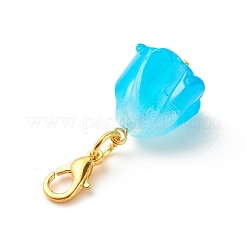 Acrylic Flower Pendant Decorations&nbsp;HJEW-JM00666