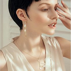 304ステンレススチールチャーム  葉  18KGP本金メッキ  13x9x1mm  穴：1.2mm  20個/箱&nbsp;STAS-UN0020-59G