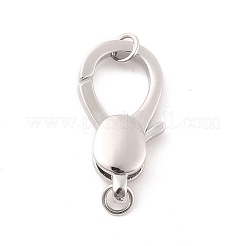 Rack Plating Brass Lobster Claw Clasps&nbsp;KK-B054-06