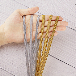 20m 2色ナイロンゴム紐  DIYアクセサリー用  フラット  ミックスカラー  7mm&nbsp;EC-GF0001-27