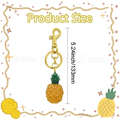 Pineapple Resin Keychains&nbsp;KEYC-CJC0002-04