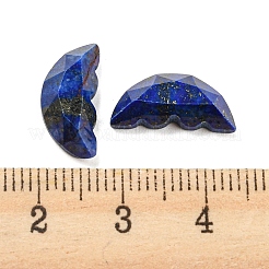 天然ラピスラズリ染め蝶の羽カボション  多面カット  15x6.5~7x4~4.5mm&nbsp;G-D078-02G