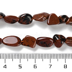 Natural Mahogany Obsidian Beads Strands&nbsp;G-P497-01C-05