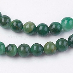 Natural African Jade Beads Strands&nbsp;G-F560-4mm-B01