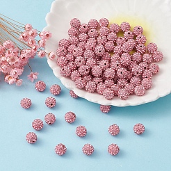 Pave Disco Ball Beads&nbsp;RB-YW0001-10B