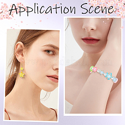 300Pcs 3 Styles Transparent Acrylic Beads&nbsp;TACR-PA0001-24