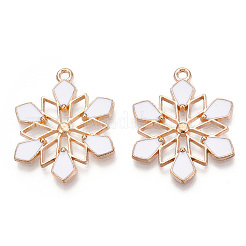 Barrel Plating Alloy Enamel Pendants&nbsp;ENAM-T016-32
