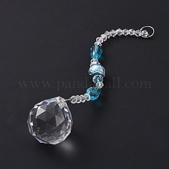 Faceted Crystal Glass Ball Chandelier Suncatchers Prisms&nbsp;AJEW-G025-A07