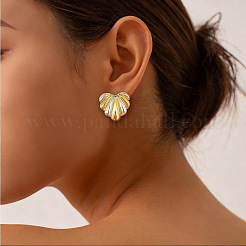 304 Stainless Steel Stud Earrings for Women&nbsp;WG72E41-01