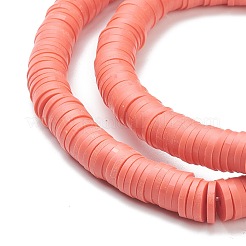 ポリマークレイビーズ連売り  ディスク平石ビーズ  ミックスカラー  4~8x1~1.2mm  穴：2mm  約327~381個/連  15.75~18.11インチ（40cm）&nbsp;CLAY-XCP0001-06