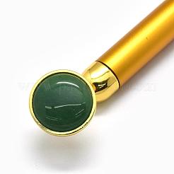 Natural Green Aventurine Electric Massage Sticks&nbsp;G-E515-13M