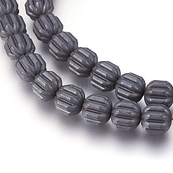 Non-magnetic Synthetic Hematite Bead Strands&nbsp;G-I208-04F-A