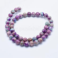 Natural Imperial Jasper Beads Strands&nbsp;G-I122-4mm-15