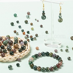 340Pcs 4 Style Natural Indian Agate Beads&nbsp;G-LS0001-46