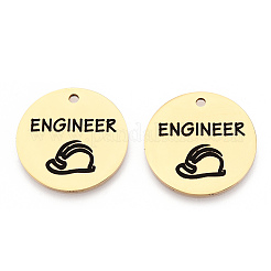 201 Stainless Steel Pendants&nbsp;LS-STAS-T064-37G-27
