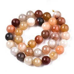 Natural Golden Silk Jade Beads Strands&nbsp;LS-G-S373-004-10mm