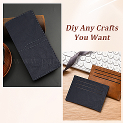 PUレザーシーツ  DIYクラフト生地  長方形  ブラック  1350x300mm&nbsp;DIY-CL0002-50C