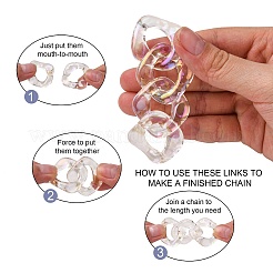 Transparent Acrylic Linking Rings&nbsp;LS-PACR-R246-053