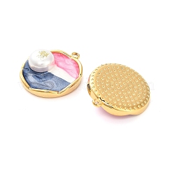 304 Stainless Steel Enamel  Pendants&nbsp;STAS-B084-06G-01