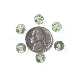 透明なアクリルビーズ  ラウンド  多面カット  薄緑  8mm  穴：1.6mm  約1270個/351g&nbsp;LS-MACR-S373-133-T03