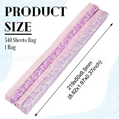 ラッキースターの折り紙  折りたたみストリップ  DIYクラフト用  ミックスカラー  219x50x9.5mm  540枚/袋&nbsp;DIY-TAC0025-25C