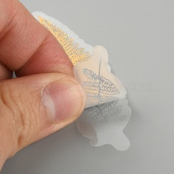 40Pcs 20 Styles Sulfuric Acid Paper Gilded Stickers&nbsp;STIC-WH0004-01D