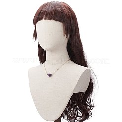 女性のための天然生石ペンダントネックレス  ゴールドカラー  17-3/4インチ（45cm）&nbsp;NJEW-JN03781