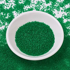 MIYUKIデリカビーズ  シリンダー  日本製シードビーズ  11/0  (db0746) マットトランスペアレントグリーン  1.3x1.6mm  穴：0.8mm  約20000個/袋  100 G /袋&nbsp;SEED-J020-DB0746