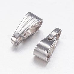 鉄はベイルにスナップ  プラチナ  8.5x3.5x4mm  穴：2.5x7.5mm&nbsp;IFIN-F136-05P