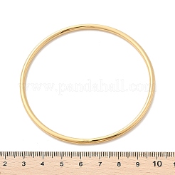 女性用201ステンレススチールプレーンバングルセット7個  18KGP本金メッキ  2-5/8インチ（6.8cm）&nbsp;X-BJEW-L664-022C-G02
