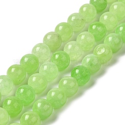 Natural Dyed White Jade Beads Strands&nbsp;G-M402-C03-18
