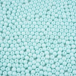 Opaque Baking Paint Glass Beads&nbsp;DGLA-T004-03P