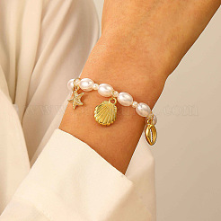 Alloy Charm Bracelets&nbsp;WG0FACA-01