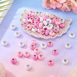 150Pcs Opaque Resin European Beads&nbsp;RESI-TA0004-61C
