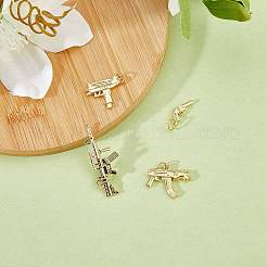 8Pcs 4 Style Brass Pendants&nbsp;KK-SZ0006-23