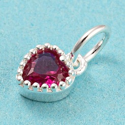 925 Sterling Silver Birthstone Charms&nbsp;STER-G035-01E-01