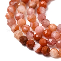 Natural Red Agate Beads Strands&nbsp;G-G343-B02-3mm