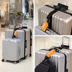 Silicone Luggage Tag&nbsp;AJEW-CA0004-11