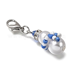 6Pcs Glass Pendant Decorations&nbsp;HJEW-JM04100