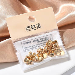 シェグレイスの真鍮ビーズ  カドミウムフリー＆ニッケルフリー＆鉛フリー  ナゲット  18KGP本金メッキ  5x4x4mm  穴：1.6mm&nbsp;XGRQ1A801-303G