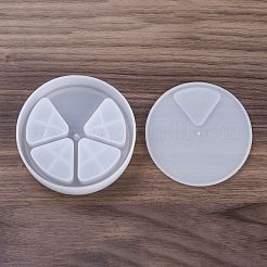DIYキャンドルシリコンモールド  デコレーションメイキング  レジン型  UVレジン用  エポキシ樹脂薬箱作り  フラットラウンド  ホワイト  105x24mm  内径：33x40mm&nbsp;AJEW-M228-18